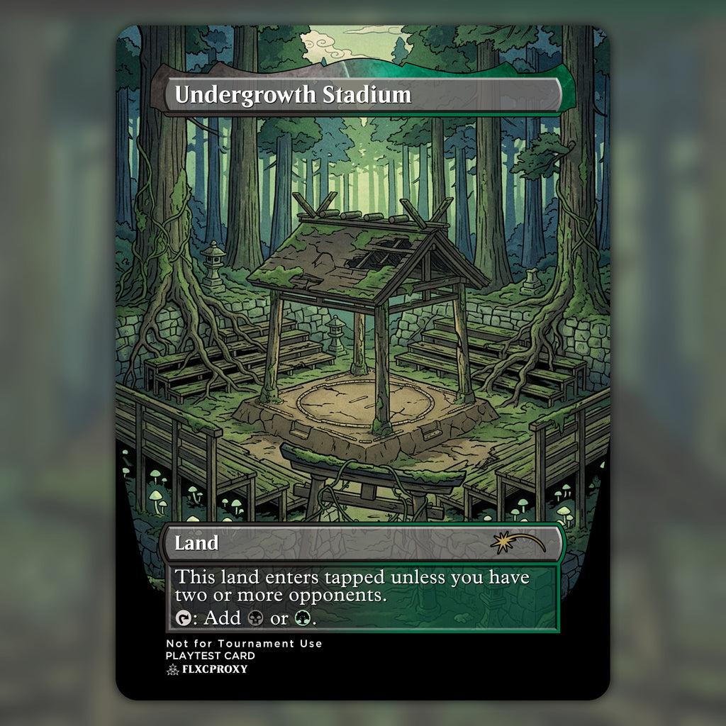 Undergrowth Stadium MTG Proxy Ukiyo-e