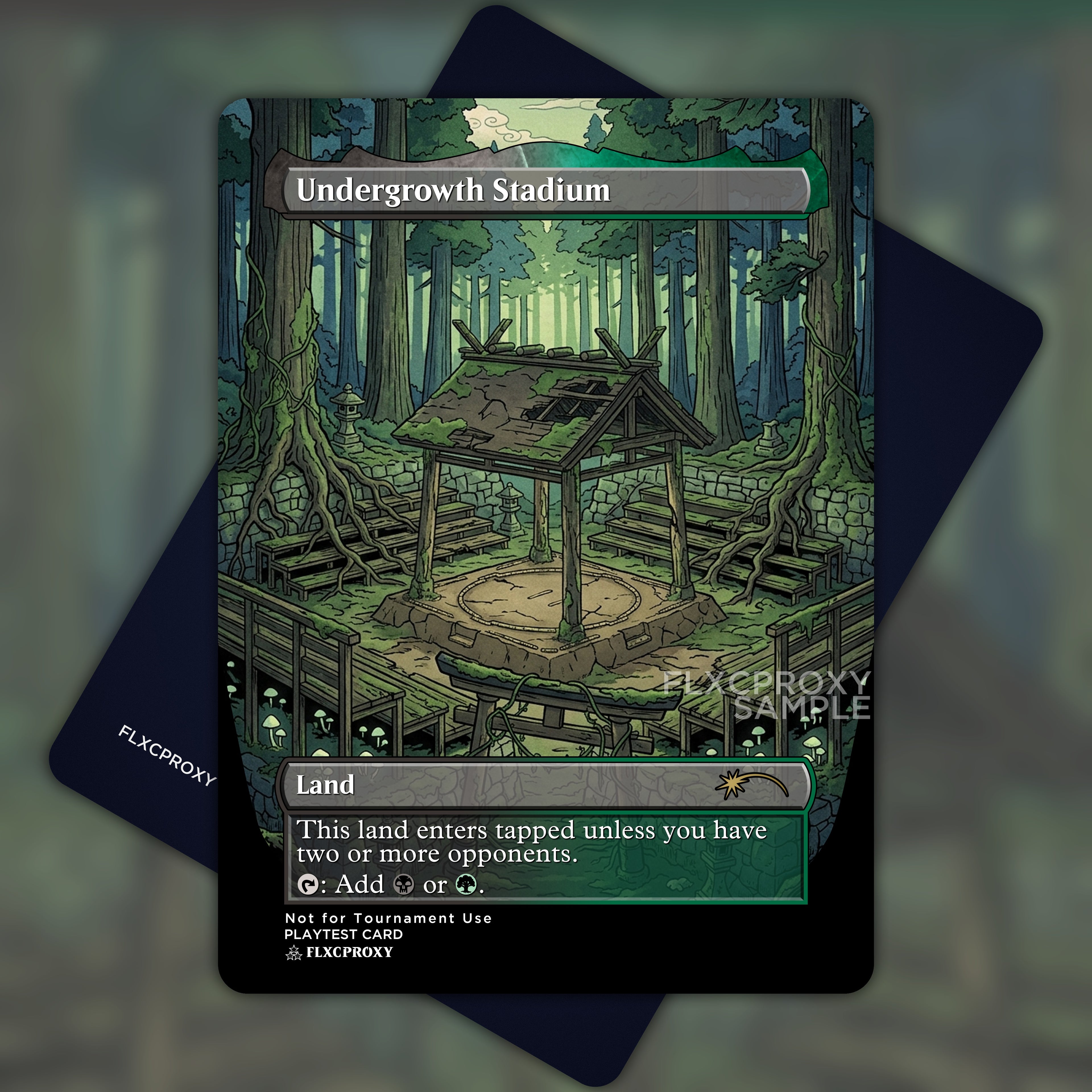 Undergrowth Stadium MTG Proxy Ukiyo-e
