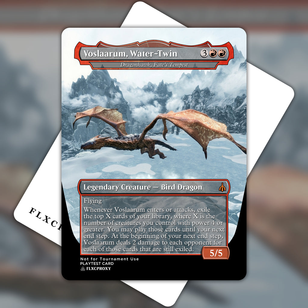 Dragonhawk, Fate's Tempest MTG Proxy Voslaarum