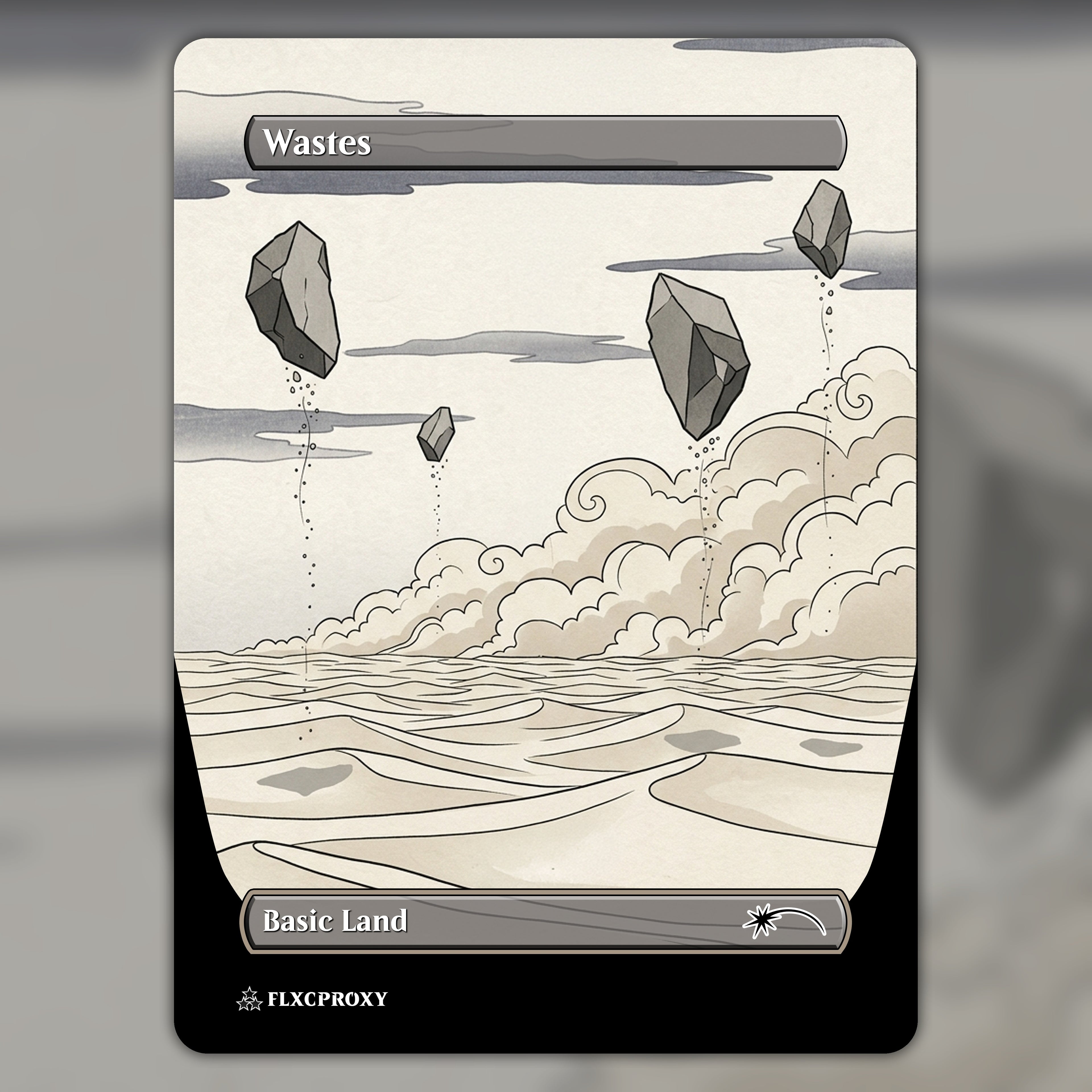 Wastes MTG Proxy Ukiyo-e
