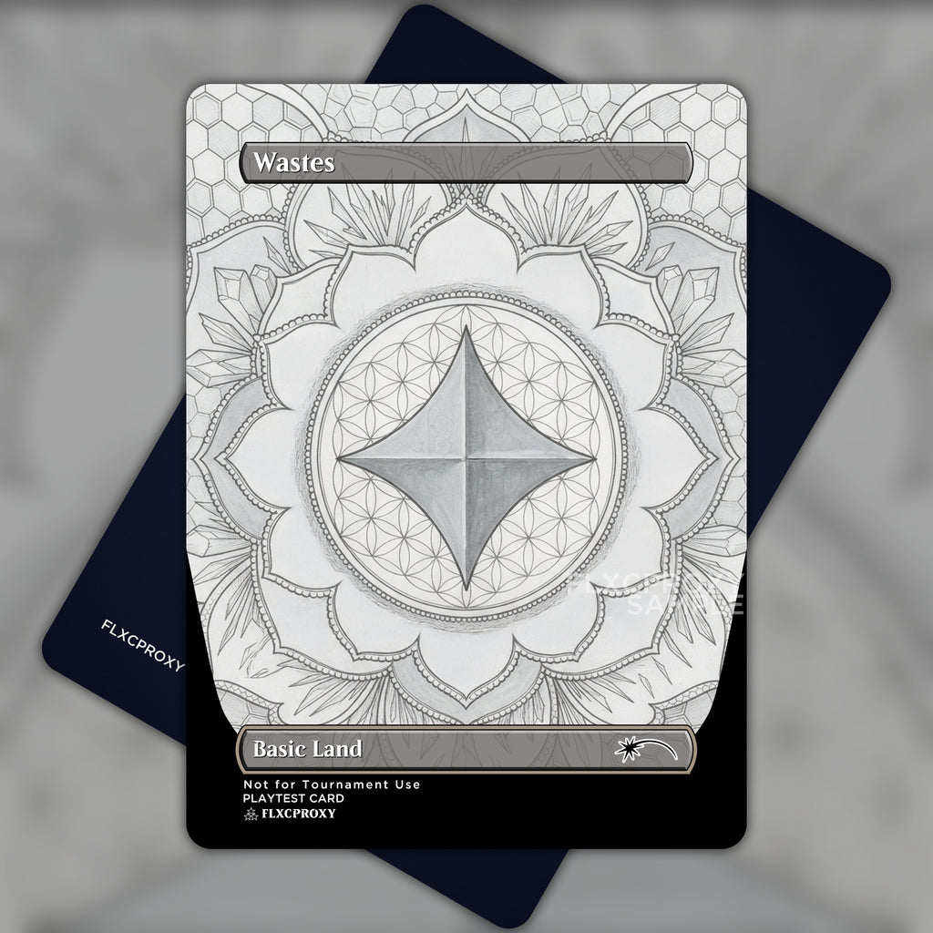 Wastes MTG Proxy Mandala