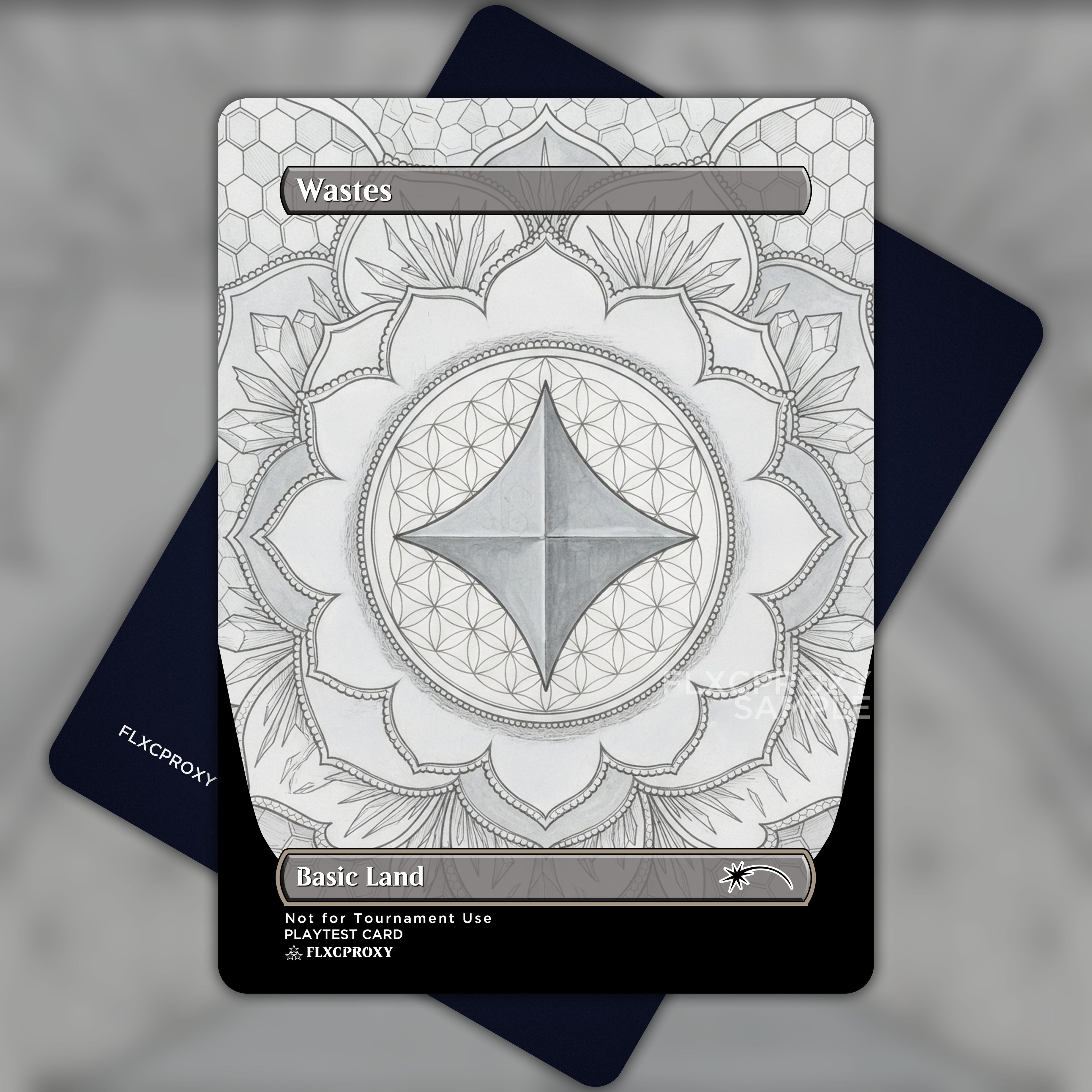 Wastes MTG Proxy Mandala