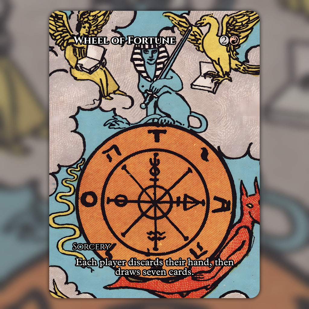Wheel of Fortune MTG Proxy Tarot