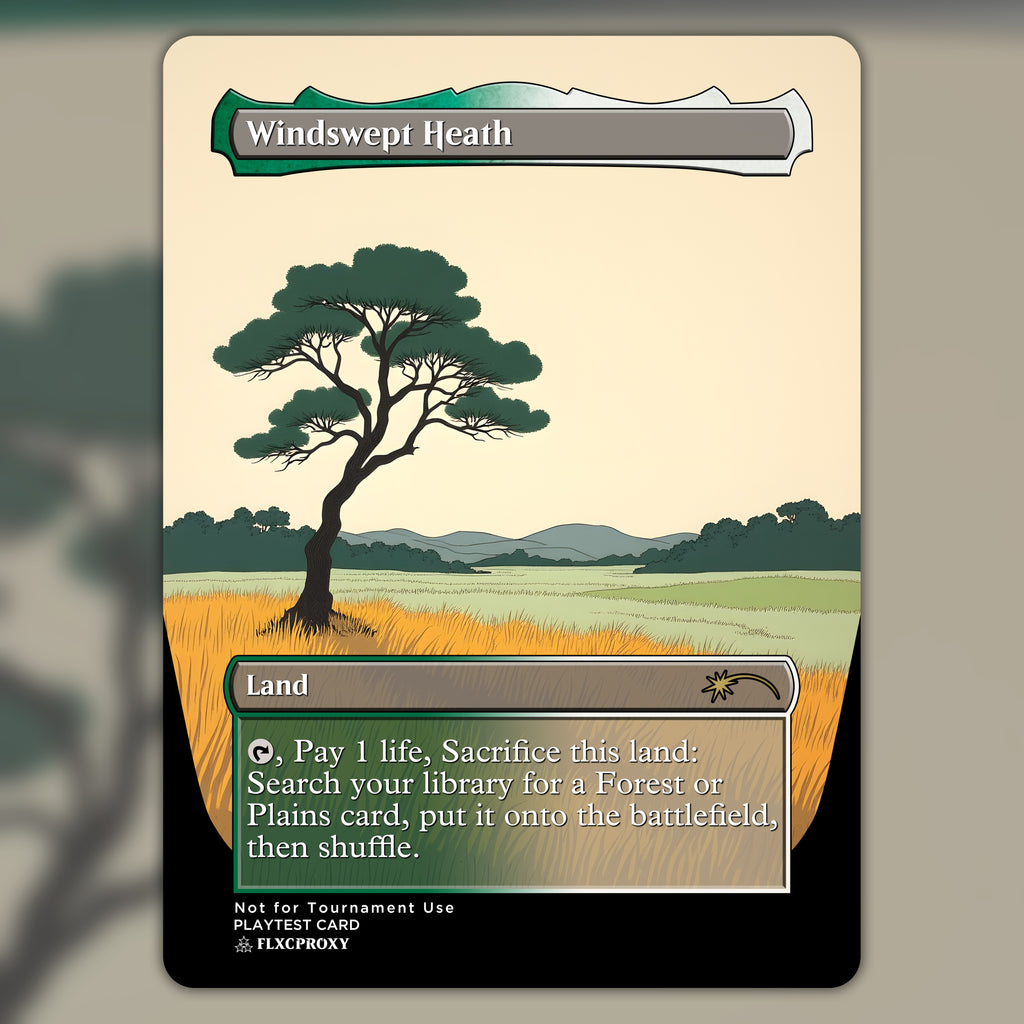 Windswept Heath MTG Proxy Ukiyo-e