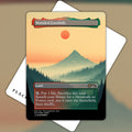 Wooded Foothills MTG Proxy Ukiyo-e