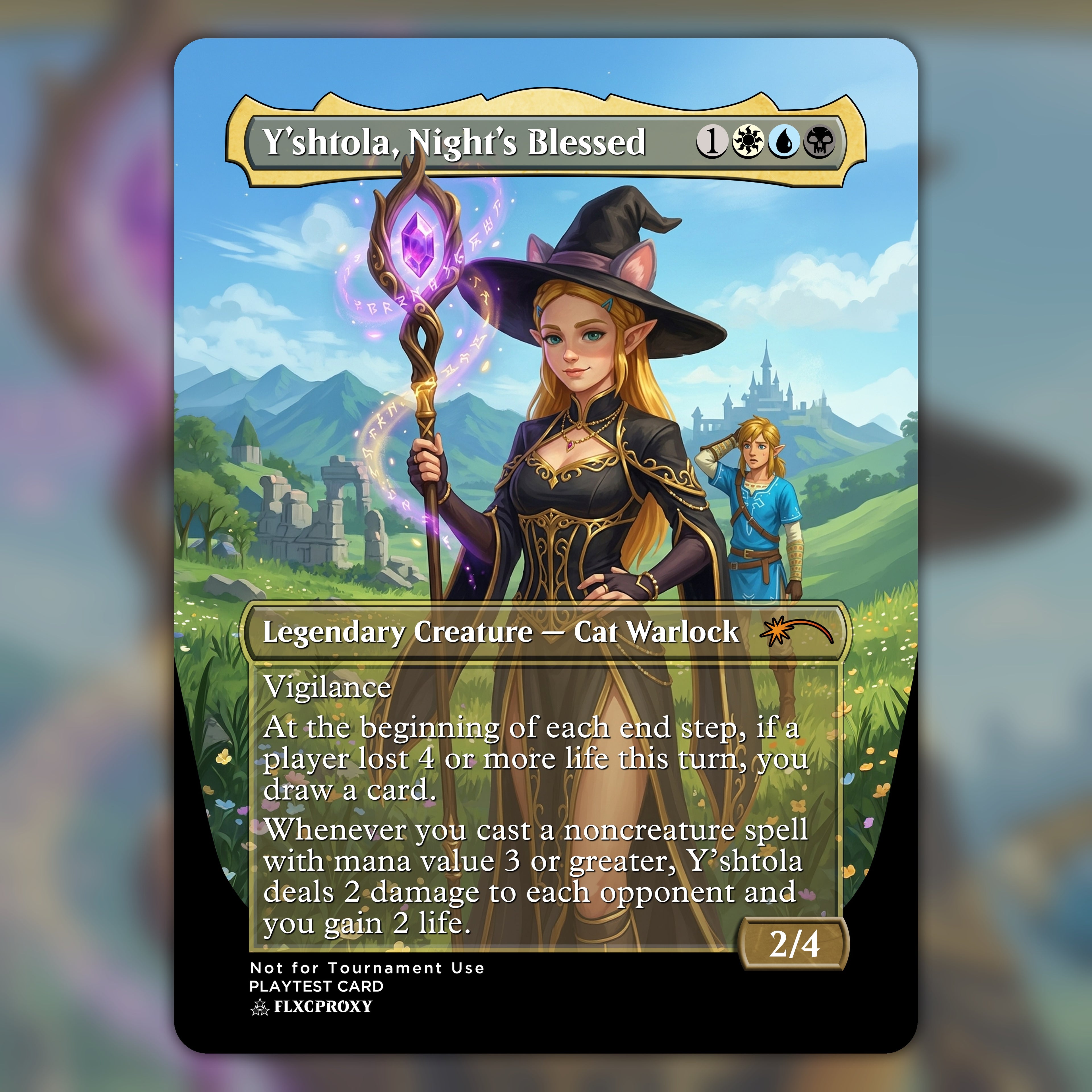 Y'shtola, Night's Blessed MTG Proxy Zelda